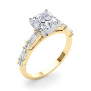 Splendid Rd & Sb Engagement Ring Round Diamond Engagement Ring in 10K/14K gold and platinum with certified lab-grown or natural diamonds