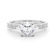 Splendid Rd & Sb Engagement Ring Round Diamond Engagement Ring in 10K/14K gold and platinum with certified lab-grown or natural diamonds