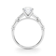 Splendid Rd & Sb Engagement Ring Round Diamond Engagement Ring in 10K/14K gold and platinum with certified lab-grown or natural diamonds