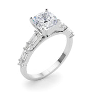 Splendid Rd & Sb Engagement Ring Round Diamond Engagement Ring in 10K/14K gold and platinum with certified lab-grown or natural diamonds