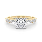 Splendid Rd & Sb Engagement Ring Round Diamond Engagement Ring in 10K/14K gold and platinum with certified lab-grown or natural diamonds