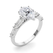 Splendid Rd & Sb Engagement Ring Round Diamond Engagement Ring in 10K/14K gold and platinum with certified lab-grown or natural diamonds