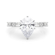 Splendid Rd & Sb Engagement Ring Round Diamond Engagement Ring in 10K/14K gold and platinum with certified lab-grown or natural diamonds