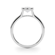 Elegant Solitaire Mq Bezel Set Marquise Diamond Engagement Ring in 10K/14K gold and platinum with certified lab-grown or natural diamonds