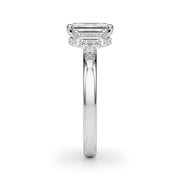 Couture Hidden Halo Ec Center Emerald Diamond Engagement Ring â€” 10K/14K Gold & Platinum