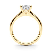 Luxe Solitaire Shape Pear Diamond Engagement Ring in 10K/14K gold and platinum with certified lab-grown or natural diamonds