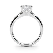 Luxe Solitaire Shape Pear Diamond Engagement Ring in 10K/14K gold and platinum with certified lab-grown or natural diamonds