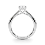 Signature Solitaire Cut Emerald Diamond Engagement Ring in 10K/14K gold and platinum with certified lab-grown or natural diamonds