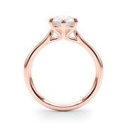 Regal Solitaire Shape Pear Diamond Engagement Ring in 10K/14K gold and platinum with certified lab-grown or natural diamonds
