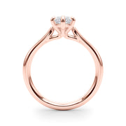 Eternal Solitaire Marquise Diamond Engagement Ring in 10K/14K gold and platinum with certified lab-grown or natural diamonds