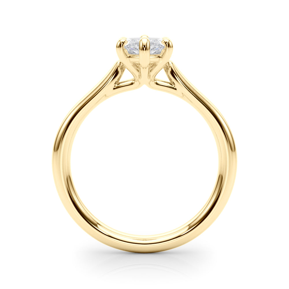 Eternal Solitaire Marquise Diamond Engagement Ring in 10K/14K gold and platinum with certified lab-grown or natural diamonds