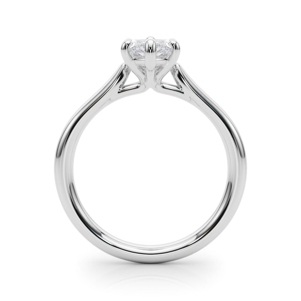 Eternal Solitaire Marquise Diamond Engagement Ring in 10K/14K gold and platinum with certified lab-grown or natural diamonds