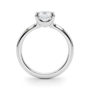 Statement Double Prong Engagement Ring Cushion Diamond Engagement Ring in 10K/14K gold and platinum with certified lab-grown or natural diamonds