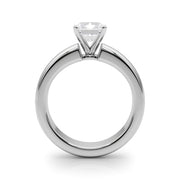 Enchanted Solitaires Round Diamond Engagement Ring in 10K/14K gold and platinum with certified lab-grown or natural diamonds