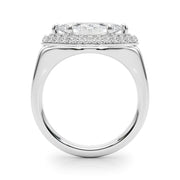 Resplendent Trellis Marquise Diamond Engagement Ring in 10K/14K gold and platinum with certified lab-grown or natural diamonds