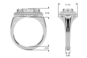 Resplendent Trellis Marquise Diamond Engagement Ring in 10K/14K gold and platinum with certified lab-grown or natural diamonds
