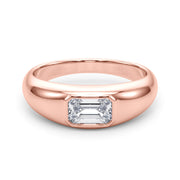 Bespoke Pave Emerald Diamond Engagement Ring â€” 10K/14K Gold & Platinum