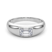 Bespoke Pave Emerald Diamond Engagement Ring â€” 10K/14K Gold & Platinum
