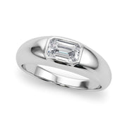 Bespoke Pave Emerald Diamond Engagement Ring â€” 10K/14K Gold & Platinum