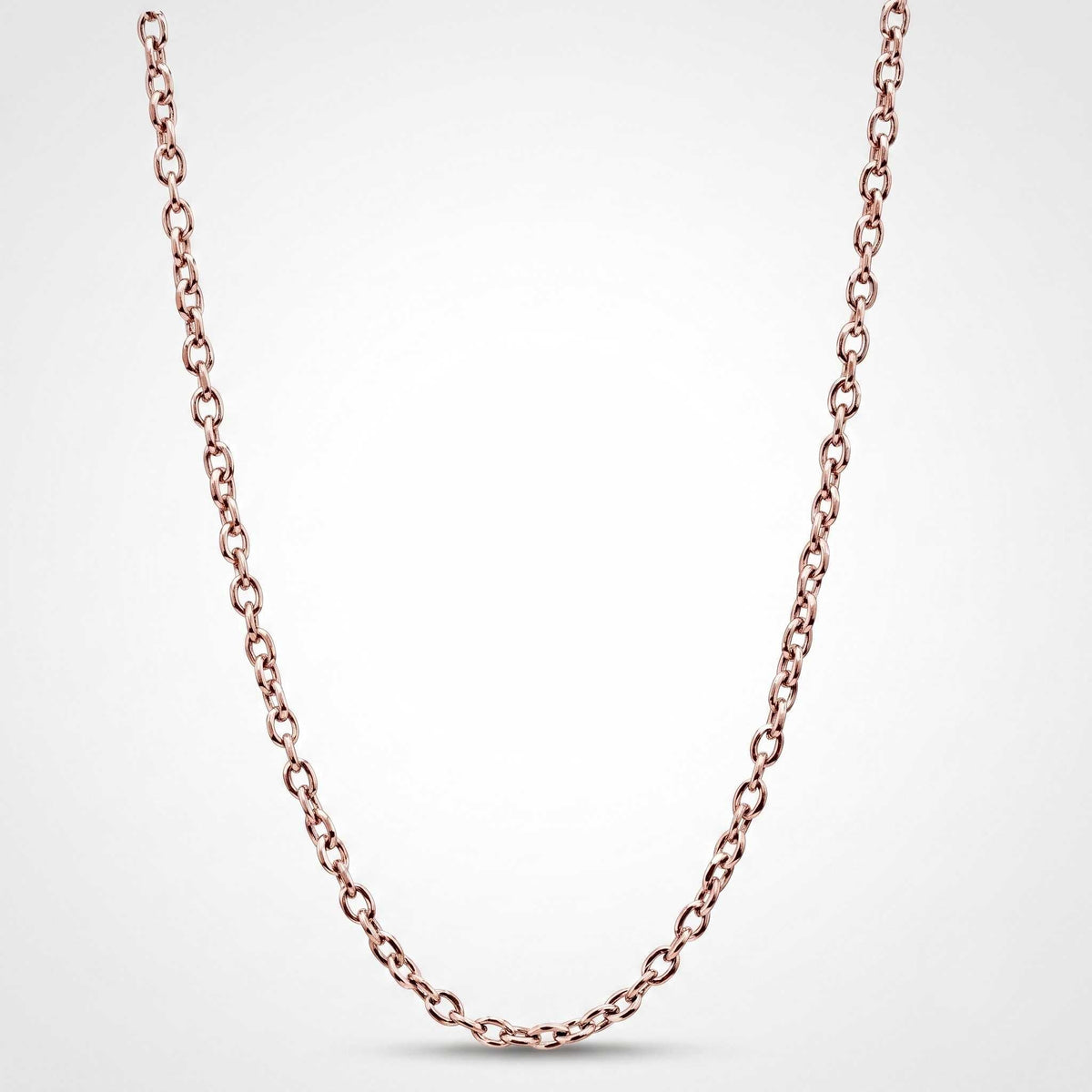 Cable Chain For Pendeant and Necklaces - 18 Inches Long in 10K/14K gold and platinum with certified lab-grown or natural diamonds