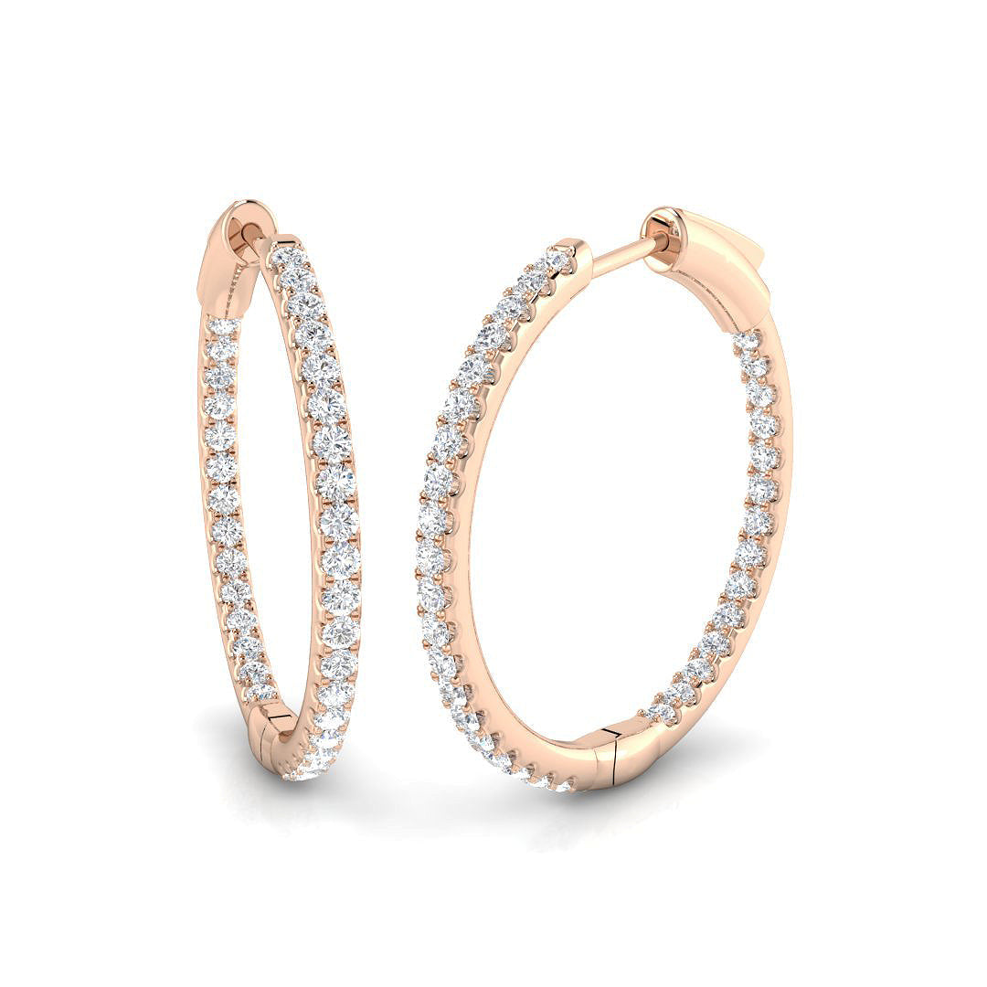 Elegant 0.5 in 10K/14K gold and platinum with certified lab-grown or natural diamonds