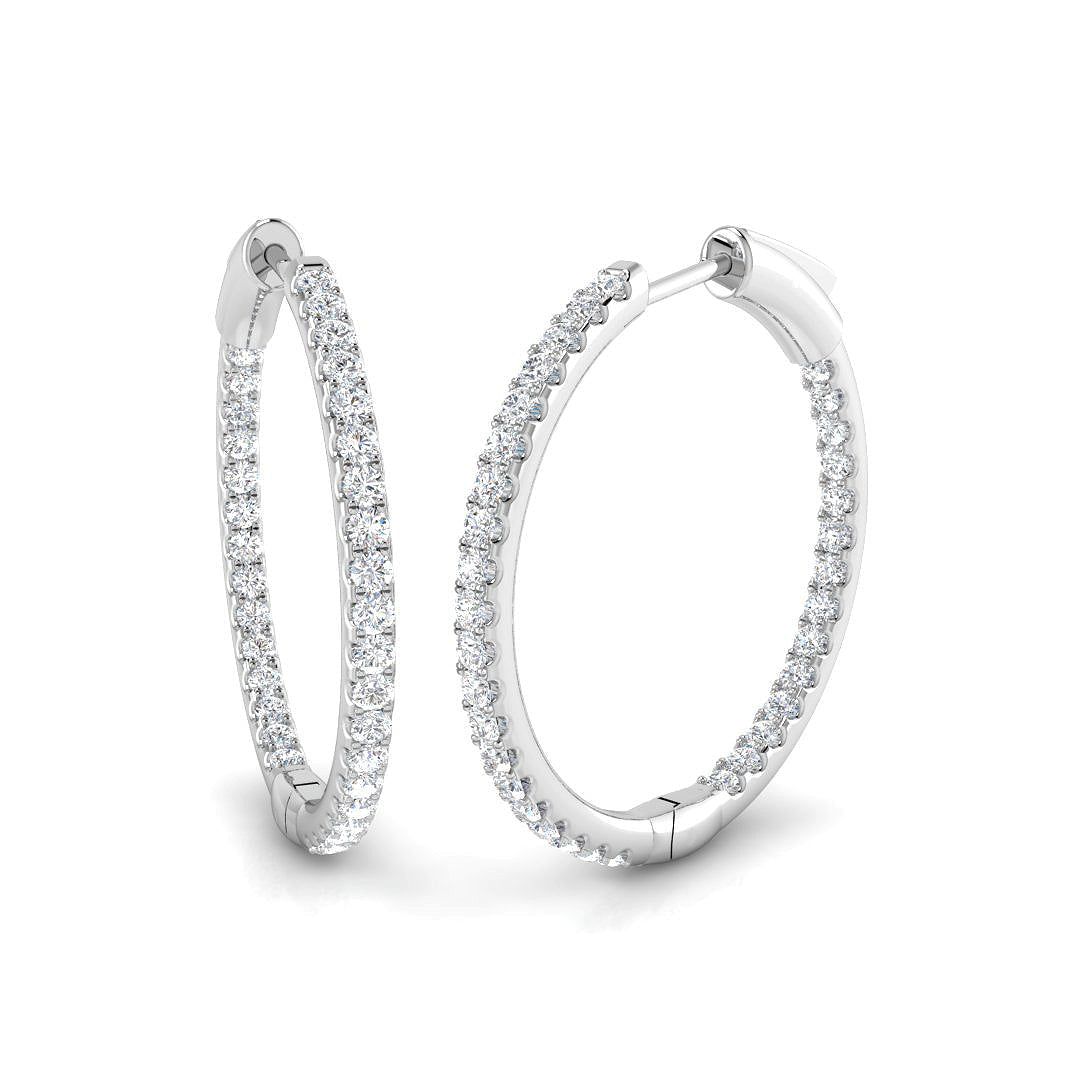 Elegant 0.5 in 10K/14K gold and platinum with certified lab-grown or natural diamonds