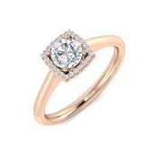 Diamond Baykwater Engagement Ring in 10K/14K gold and platinum with certified lab-grown or natural diamonds