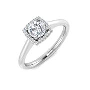 Diamond Baykwater Engagement Ring in 10K/14K gold and platinum with certified lab-grown or natural diamonds