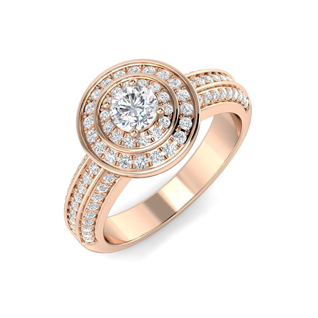 Diamond Paddibgtob Engagement Ring in 10K/14K gold and platinum with certified lab-grown or natural diamonds
