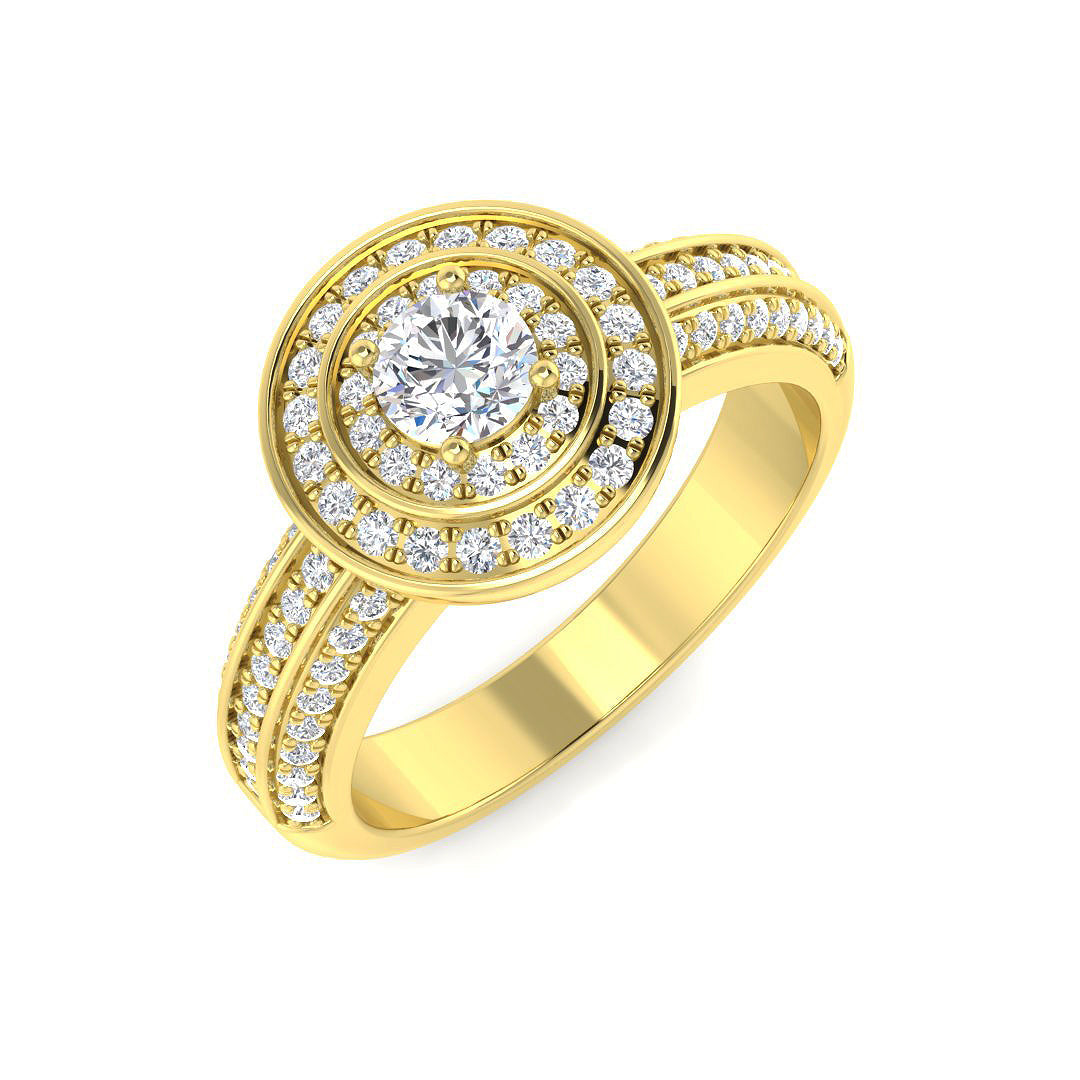 Diamond Paddibgtob Engagement Ring in 10K/14K gold and platinum with certified lab-grown or natural diamonds