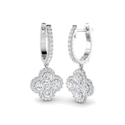 Endon 1.25ct Gold Diamond Shape Earrings - Luxurious Elegance in 10K/14K gold and platinum with certified lab-grown or natural diamonds