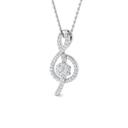 0.33ct Diamond Pendant in 10K/14K gold and platinum with certified lab-grown or natural diamonds