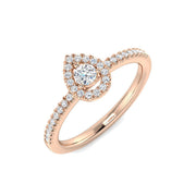 Diamond Ludlow Engagement Ring in 10K/14K gold and platinum with certified lab-grown or natural diamonds