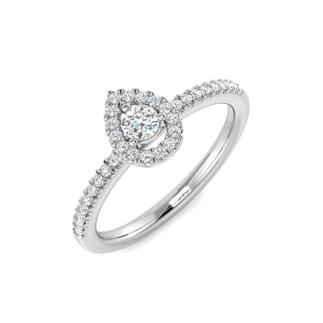 Diamond Ludlow Engagement Ring in 10K/14K gold and platinum with certified lab-grown or natural diamonds