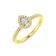 Diamond Ludlow Engagement Ring in 10K/14K gold and platinum with certified lab-grown or natural diamonds