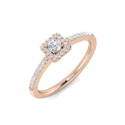 Diamond Duchekk Engagement Ring in 10K/14K gold and platinum with certified lab-grown or natural diamonds