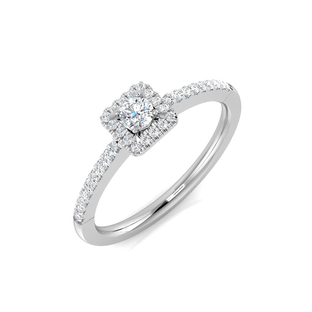 Diamond Duchekk Engagement Ring in 10K/14K gold and platinum with certified lab-grown or natural diamonds