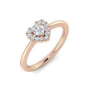 Diamond Highgate Engagement Ring in 10K/14K gold and platinum with certified lab-grown or natural diamonds