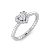Diamond Highgate Engagement Ring in 10K/14K gold and platinum with certified lab-grown or natural diamonds