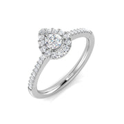 Diamond Ludlow Engagement Ring in 10K/14K gold and platinum with certified lab-grown or natural diamonds