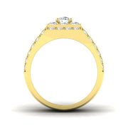Men’s Diamond Pave Ring in in 10K/14K gold and platinum with certified lab-grown or natural diamonds
