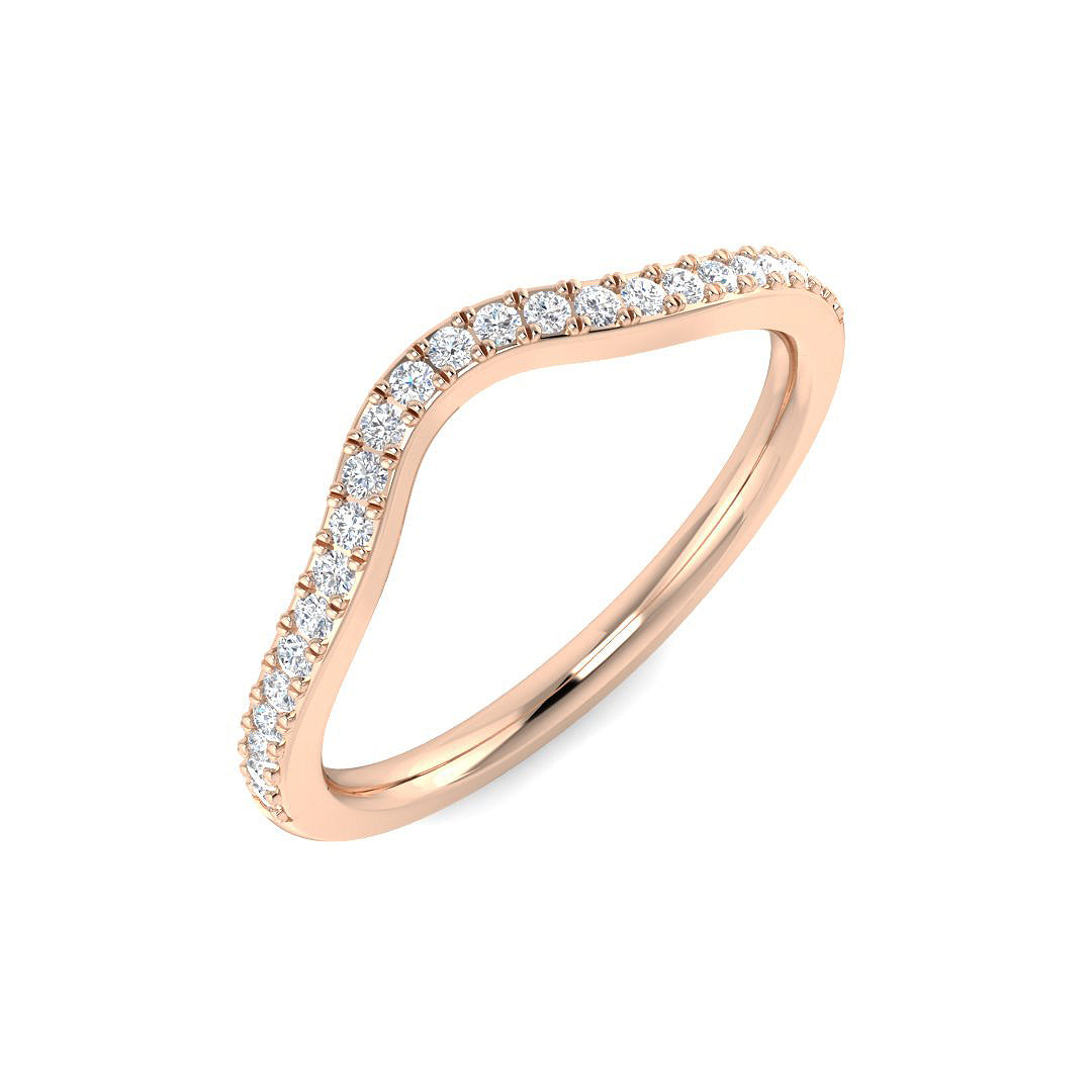 Wishbone Engagement Ring in 10K/14K gold and platinum with certified lab-grown or natural diamonds