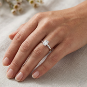 Lab-Grown Diamond Solitaire Engagement Ring in 10K/14K gold and platinum with certified lab-grown or natural diamonds