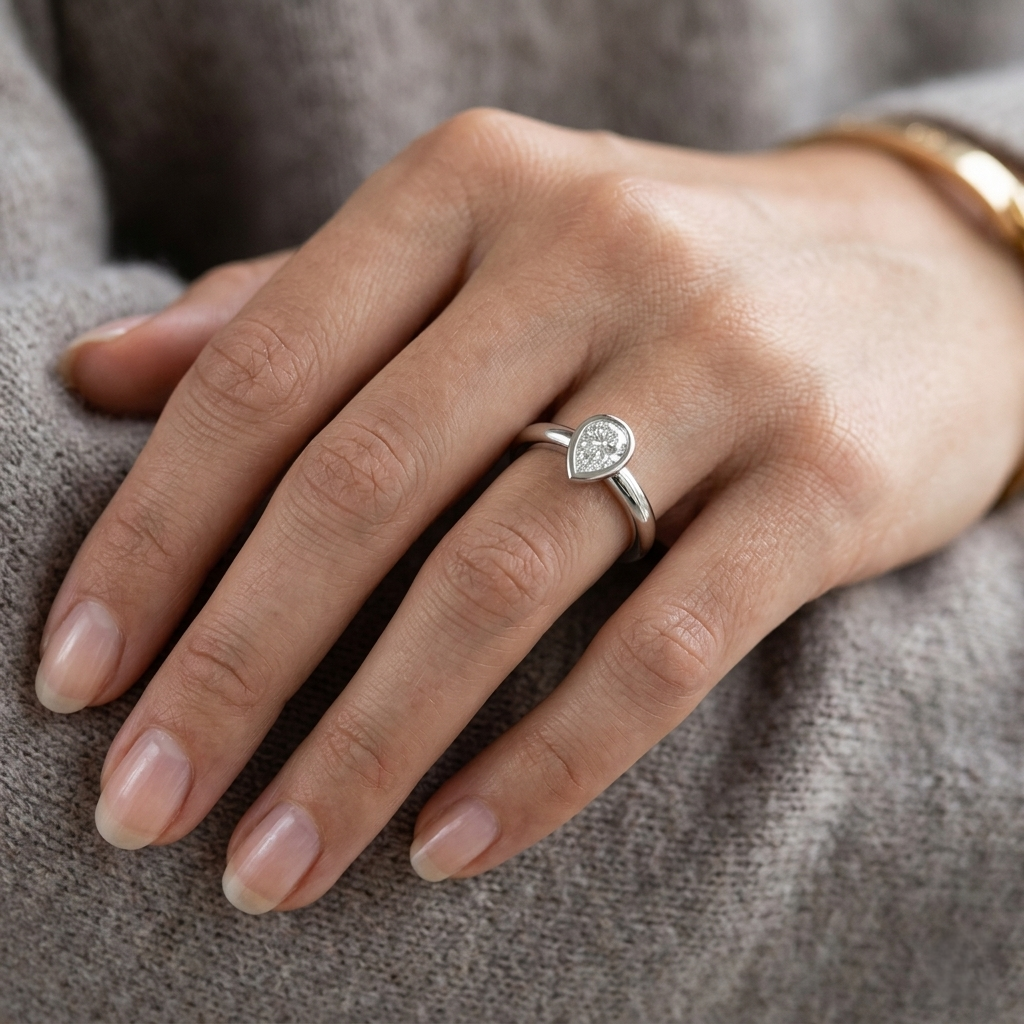 Lab-Grown Diamond Engagement Ring in 10K/14K gold and platinum with certified lab-grown or natural diamonds