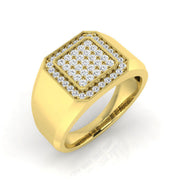 Men’s Lab Grown Diamond Ring UK in 10K/14K gold and platinum with certified lab-grown or natural diamonds