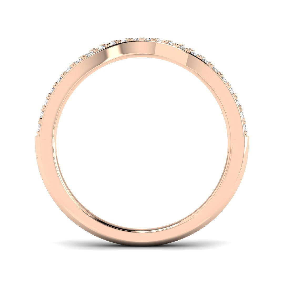 Wishbone Engagement Ring in 10K/14K gold and platinum with certified lab-grown or natural diamonds
