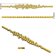 Round Cut Lab Grown Diamond Cluster Bubble Bracelet for Women in 10K/14K gold and platinum with certified lab-grown or natural diamonds