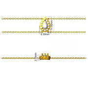 Natural Solitaire Pear Cut Diamond Halo Double Chain Bracelet in Platinum with Lobster Claw in 10K/14K gold and platinum with certified lab-grown or natural diamonds