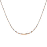 Tennis Necklace Available in 2.5ct to 29ct in 10K/14K gold and platinum with certified lab-grown or natural diamonds