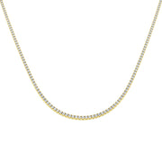 Tennis Necklace Available in 2.5ct to 29ct in 10K/14K gold and platinum with certified lab-grown or natural diamonds